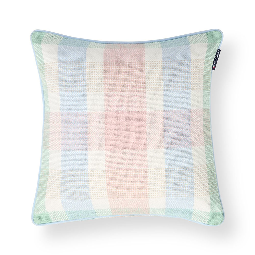 Lexington Multi Checked Recycled Cotton Kuddfodral